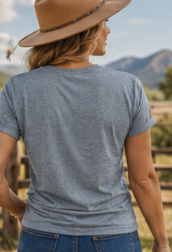 Grit with Grace LLapaca Short Sleeve T Shirt